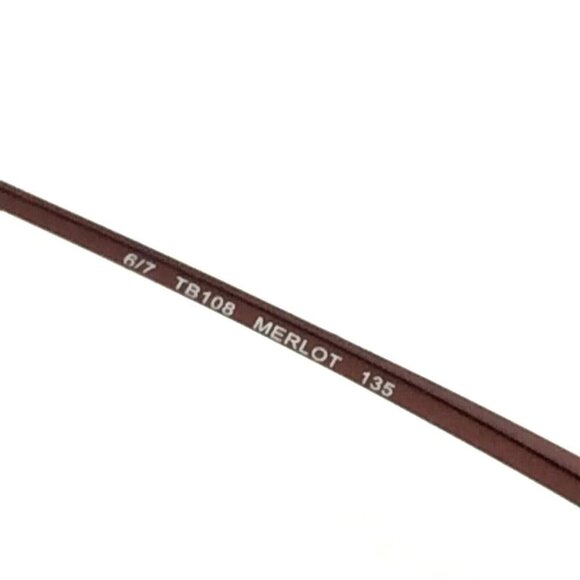 Tommy Bahama Womens Red Metal Oval Eyeglass Frames TB108 53 18 135 - Picture 8 of 9